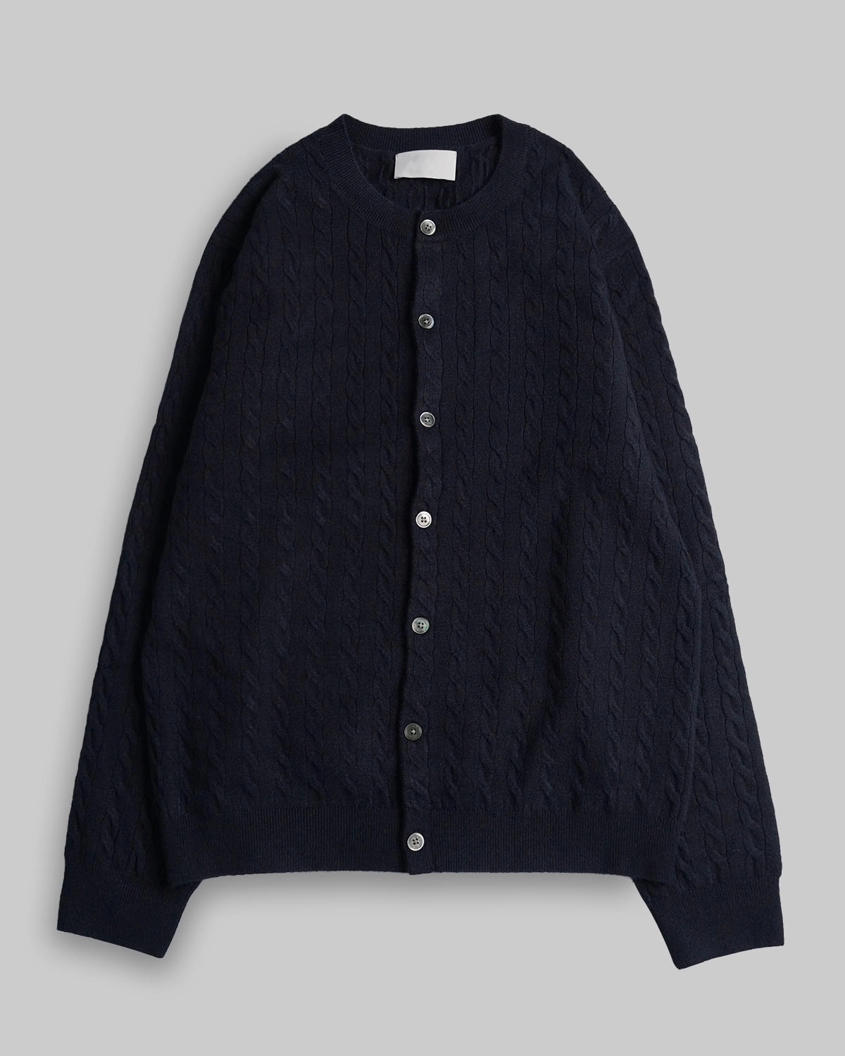 카디건 차콜 색상 이미지-S447L60