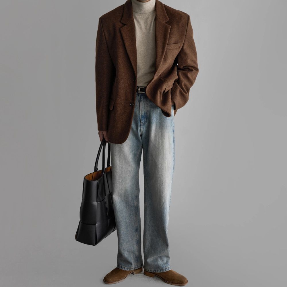 블레이저 모델 착용 이미지-S440L8