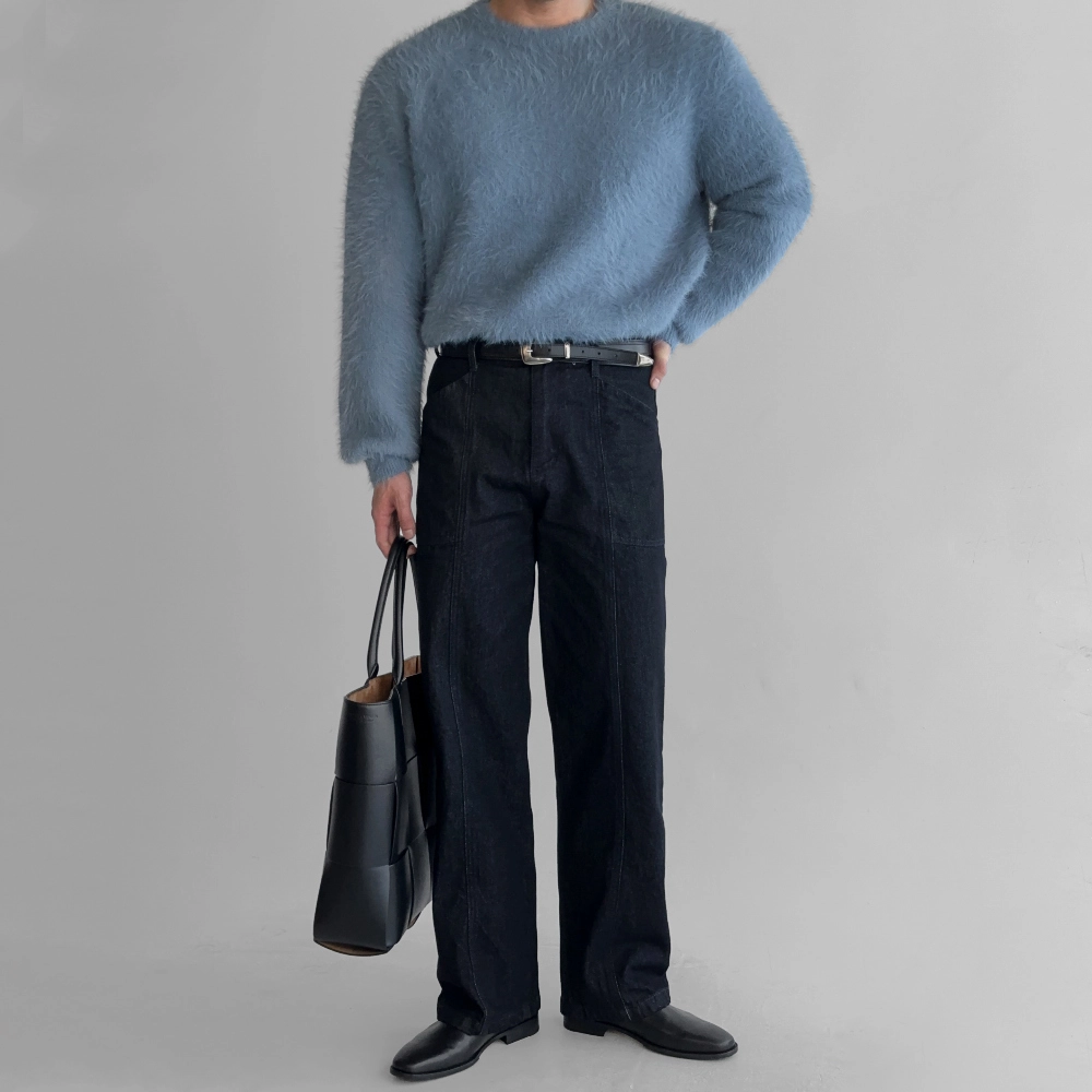 긴팔 티셔츠 모델 착용 이미지-S931L45