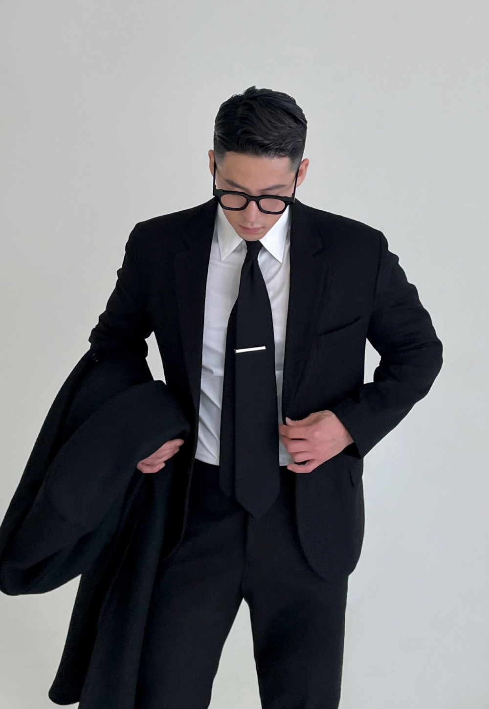머플러 모델 착용 이미지-S136L15