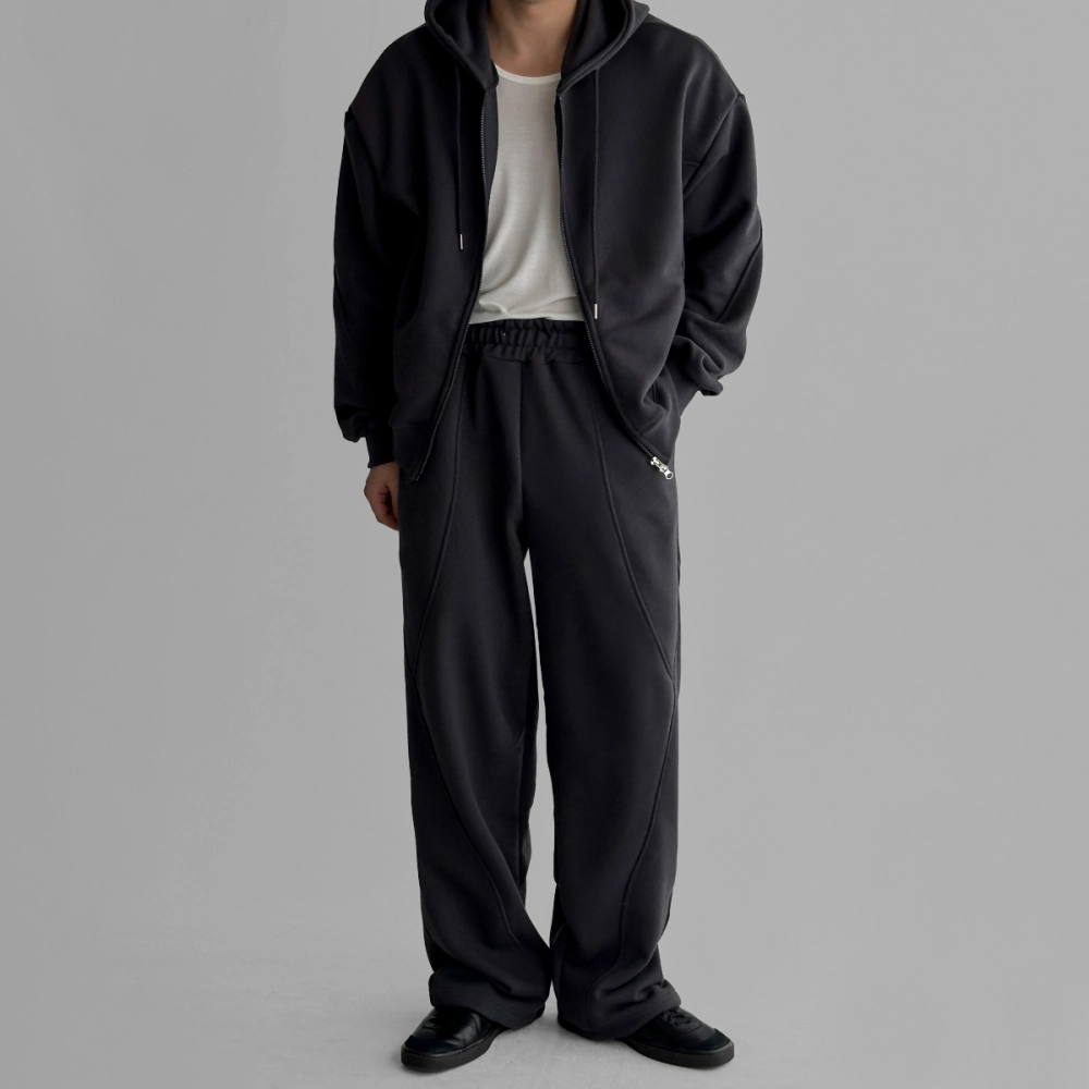 멜빵 스커트/바지 모델 착용 이미지-S220L14