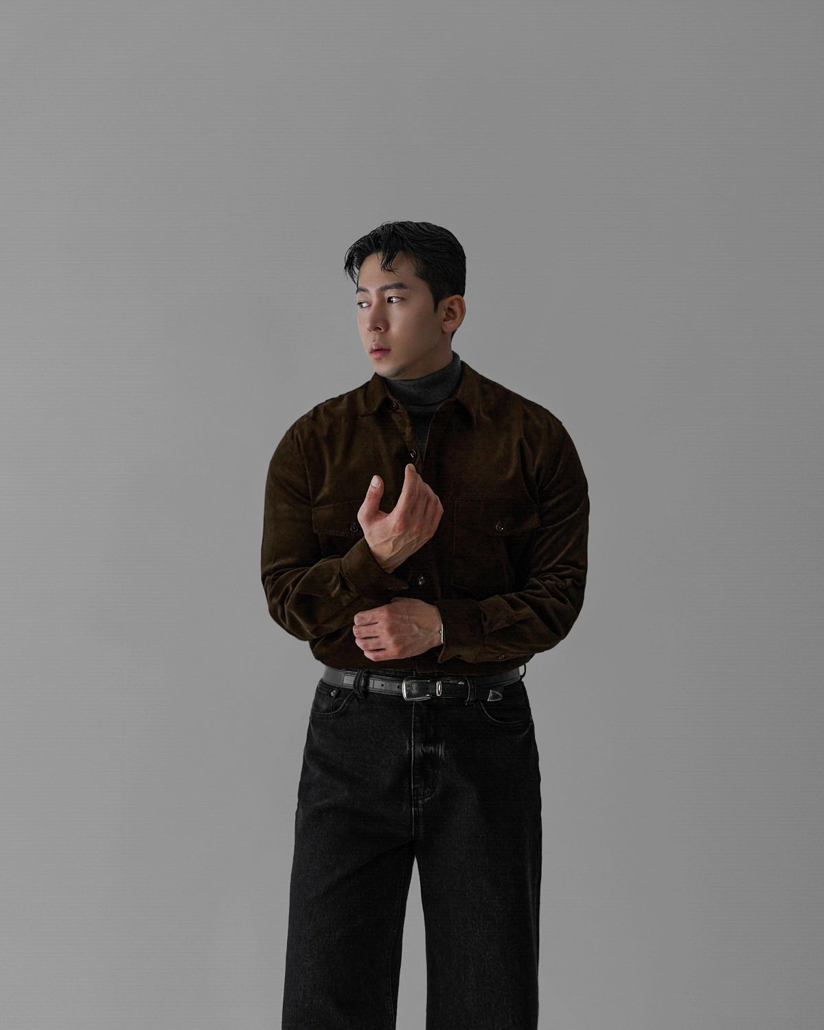 재킷 모델 착용 이미지-S474L3