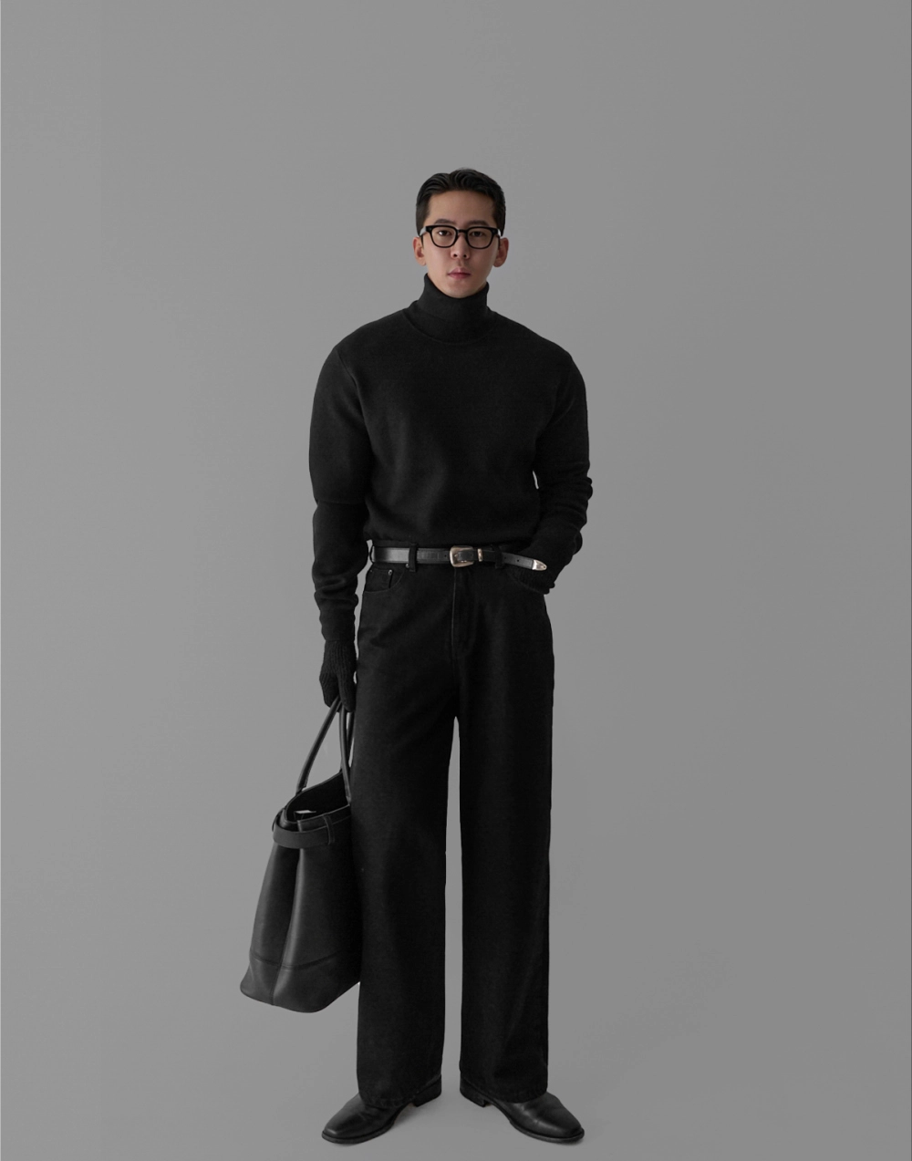 긴팔 티셔츠 모델 착용 이미지-S442L2