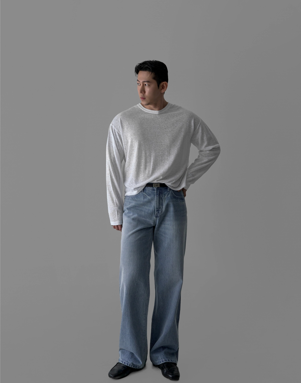 바지 모델 착용 이미지-S431L14
