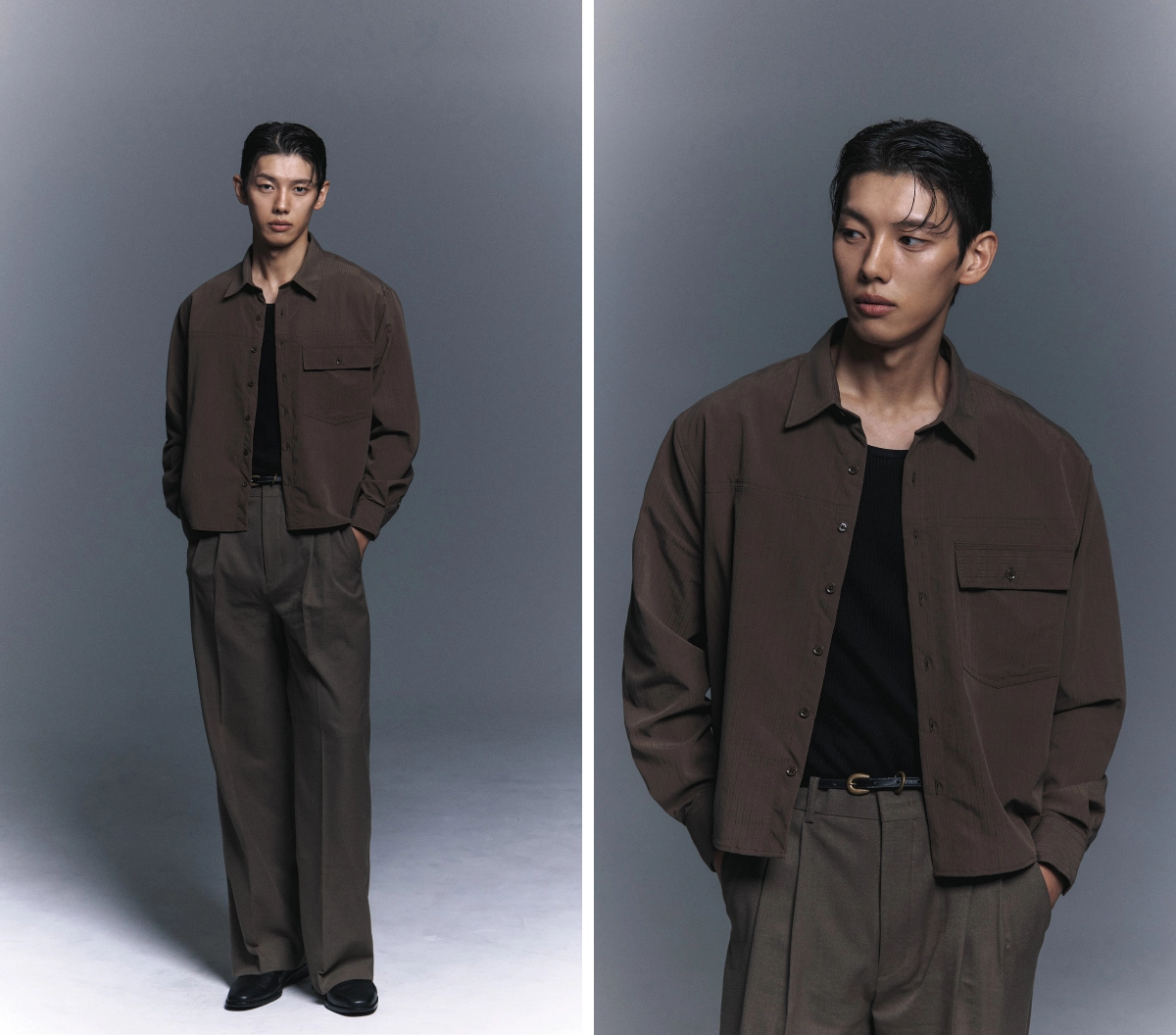 블라우스 모델 착용 이미지-S461L1