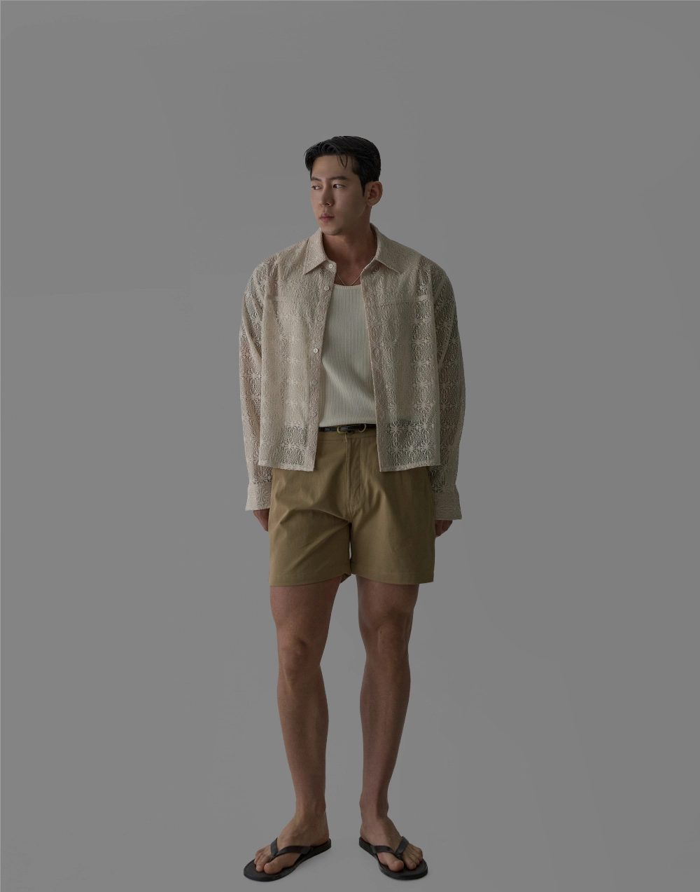 미니 스커트 모델 착용 이미지-S478L32