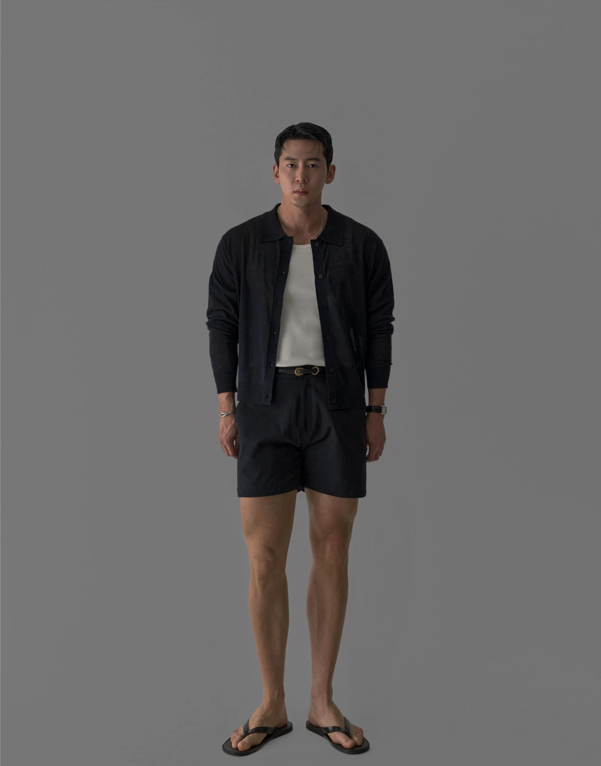 카디건 모델 착용 이미지-S459L24