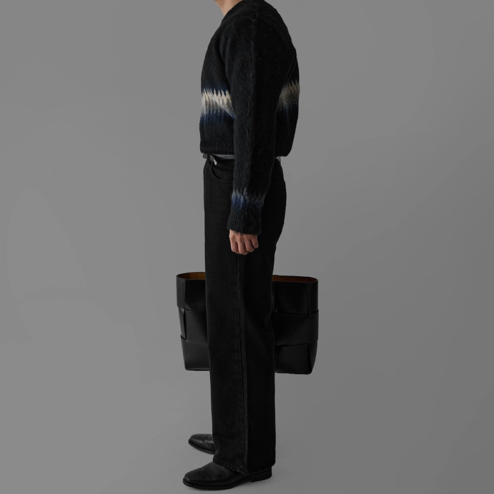긴팔 티셔츠 차콜 색상 이미지-S415L14