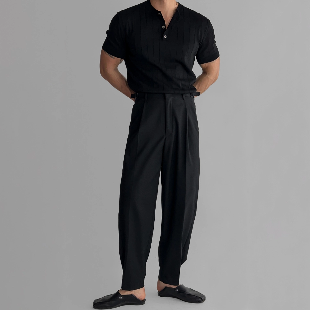 반팔 티셔츠 모델 착용 이미지-S459L30