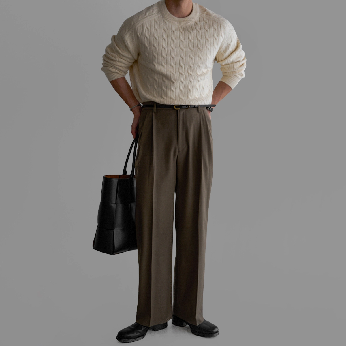 재킷 모델 착용 이미지-S413L49