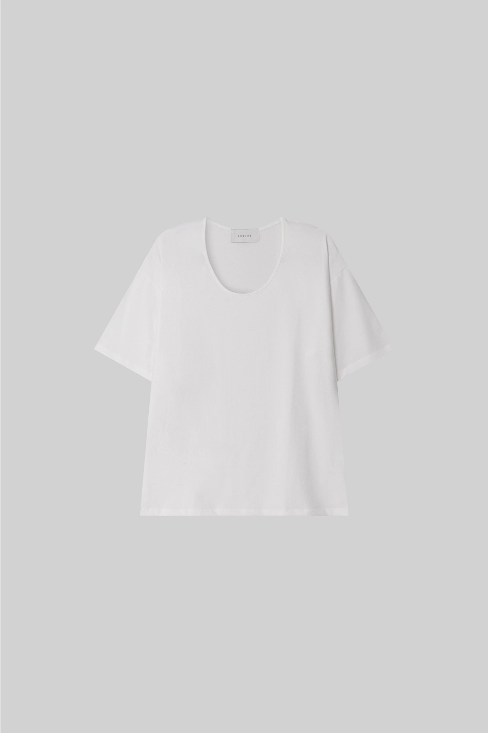 반팔 티셔츠 화이트 색상 이미지-S651L1