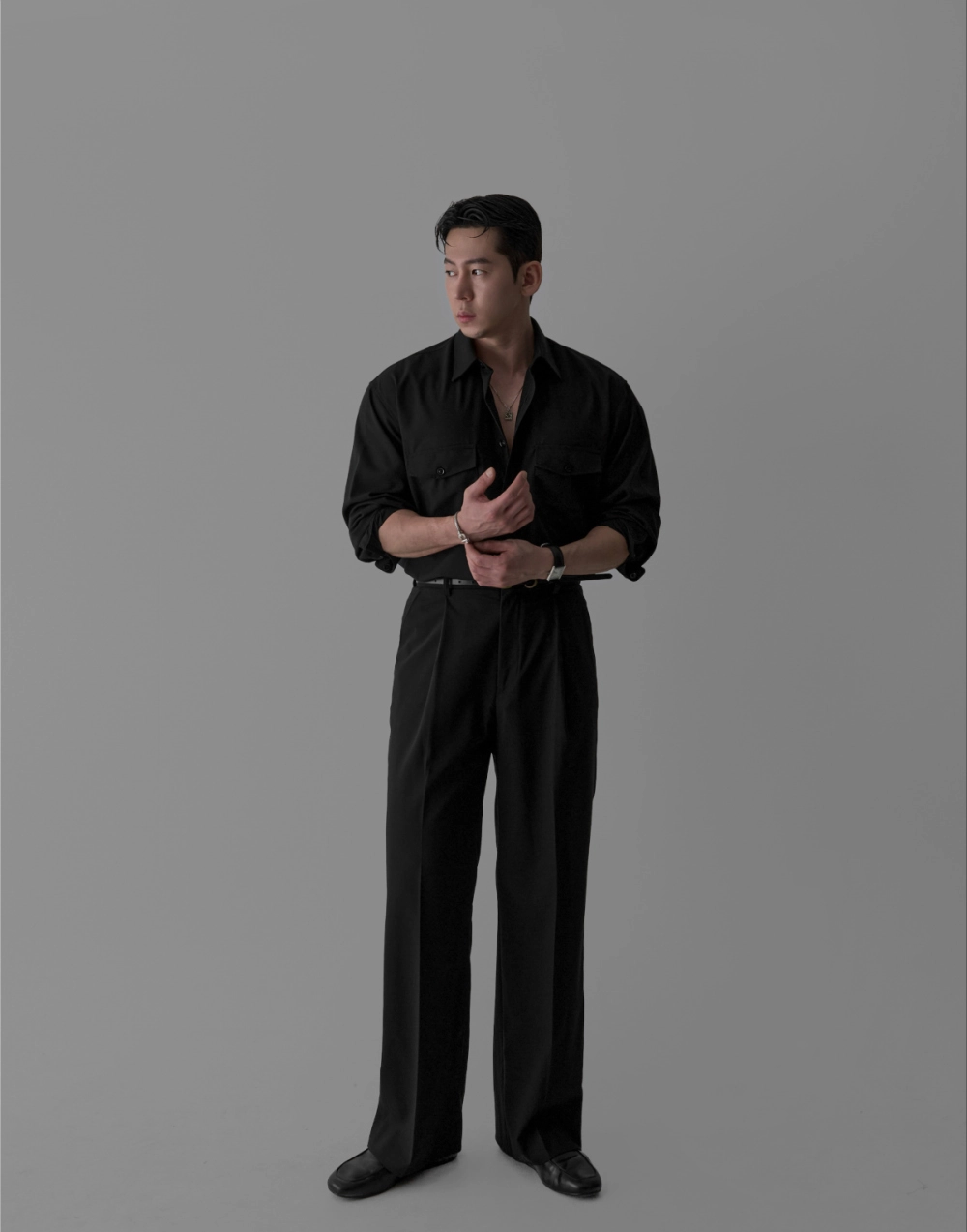 바지 모델 착용 이미지-S431L25