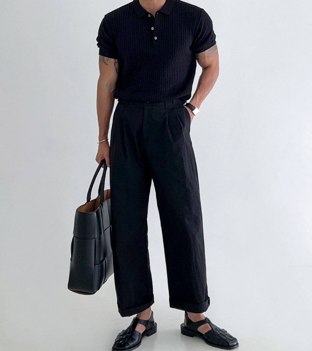 바지 모델 착용 이미지-S611L29