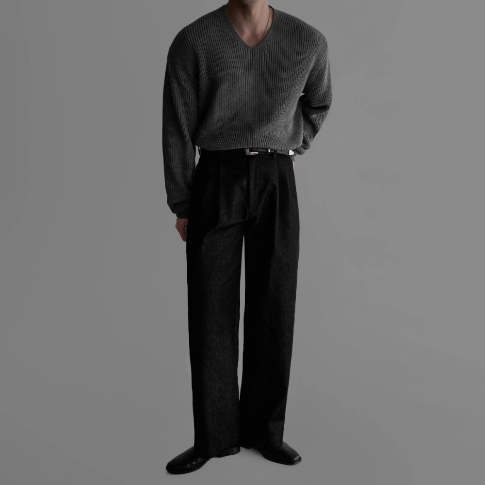 긴팔 티셔츠 모델 착용 이미지-S465L27