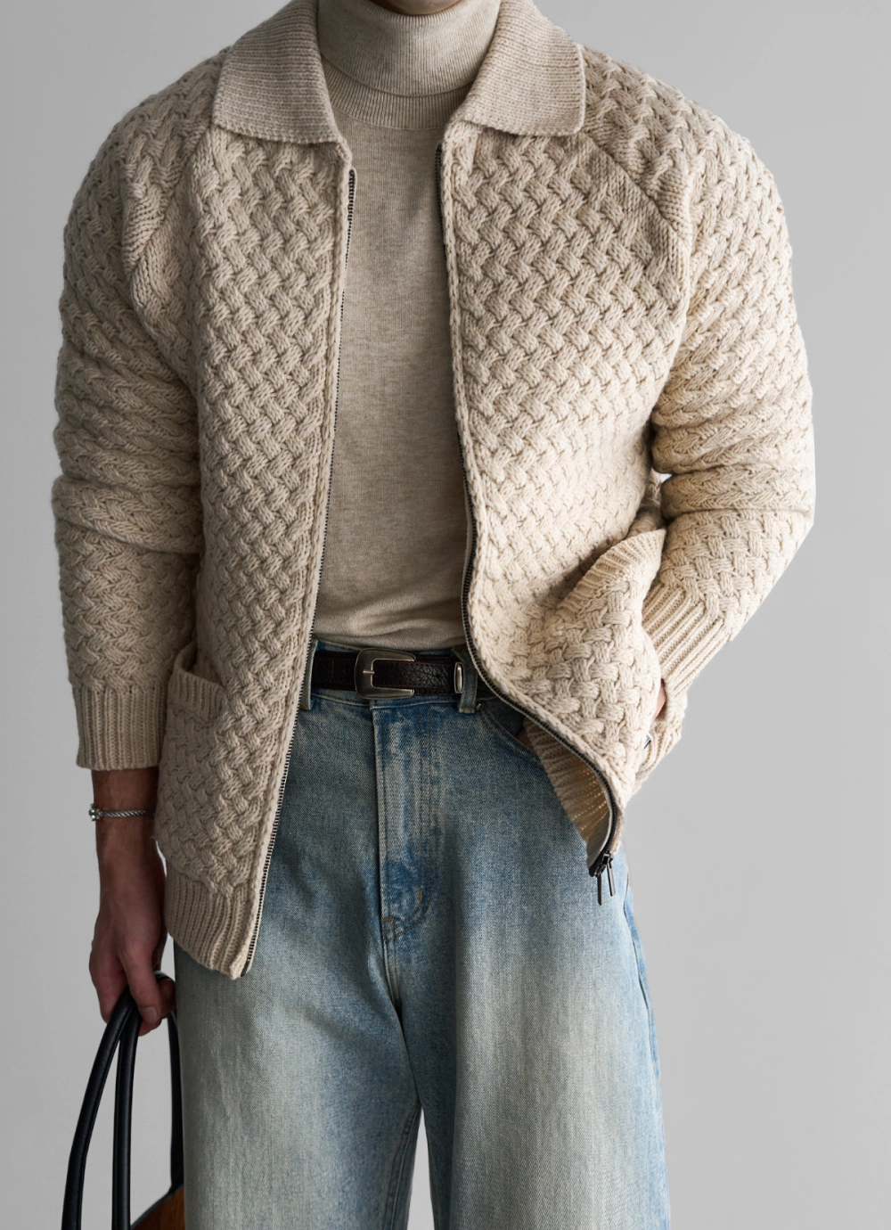 재킷 모델 착용 이미지-S445L23
