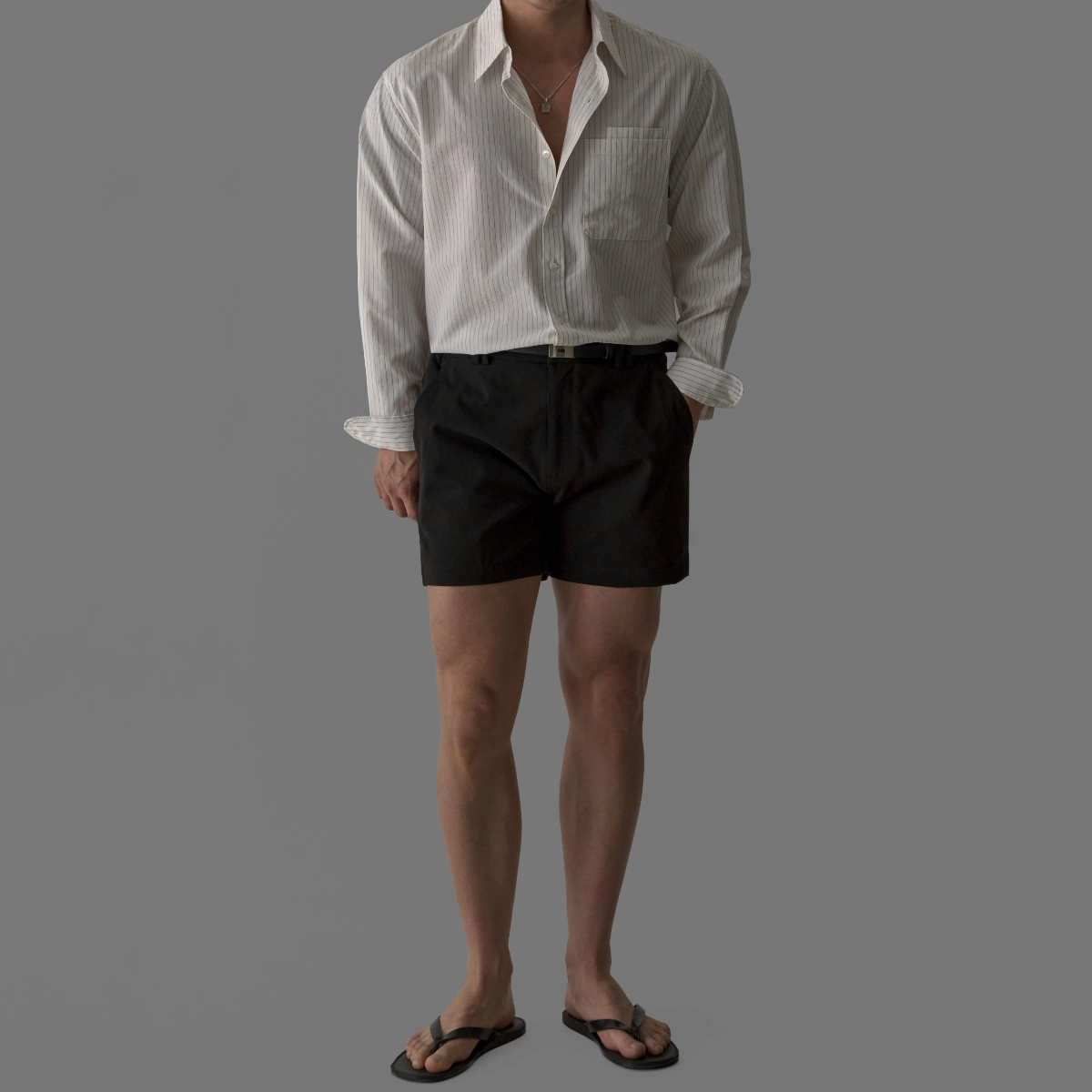 블라우스 모델 착용 이미지-S339L6