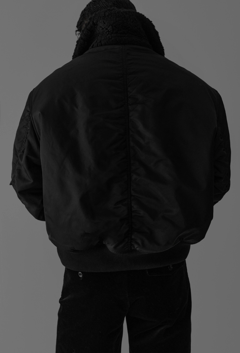 재킷 차콜 색상 이미지-S423L17