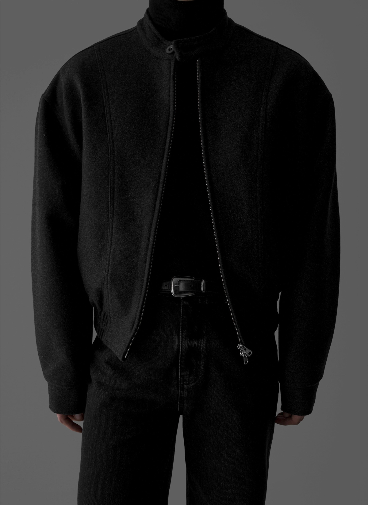 재킷 차콜 색상 이미지-S82L19