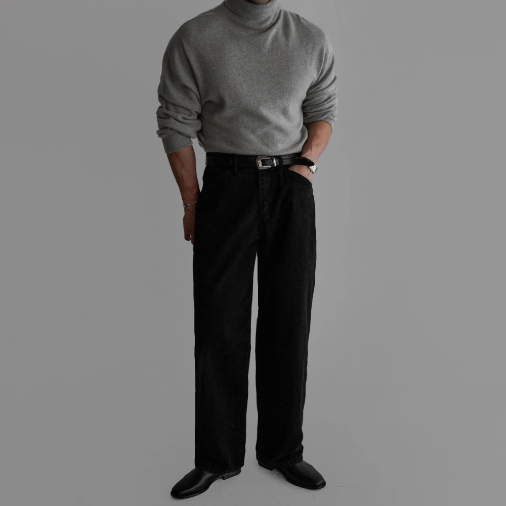 반팔 티셔츠 모델 착용 이미지-S443L14