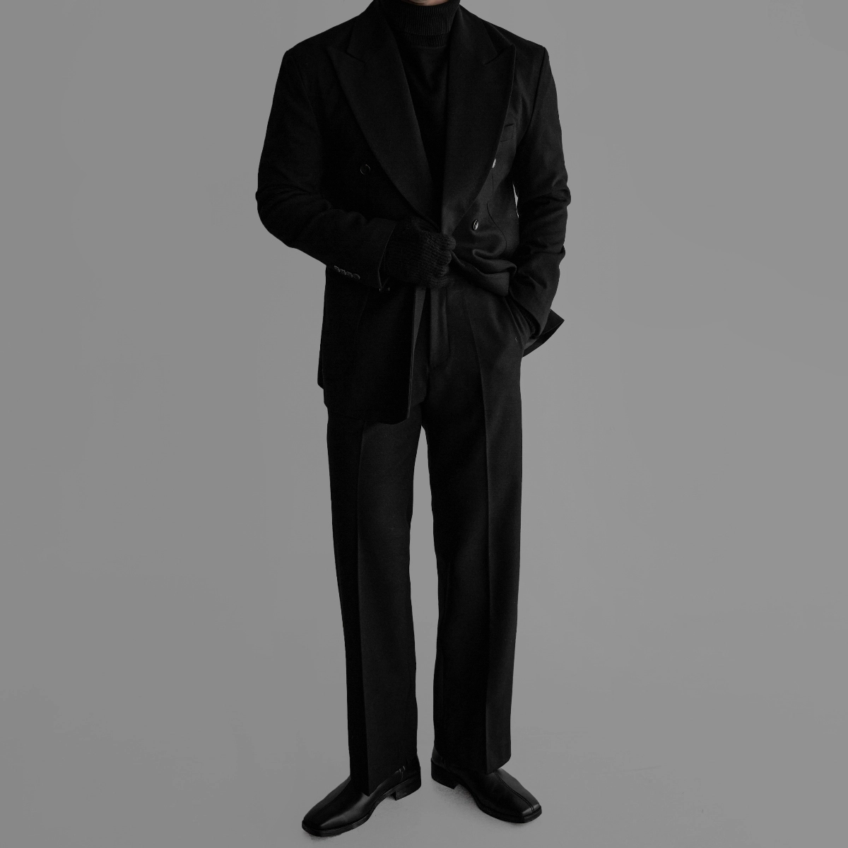 멜빵 스커트/바지 모델 착용 이미지-S444L20
