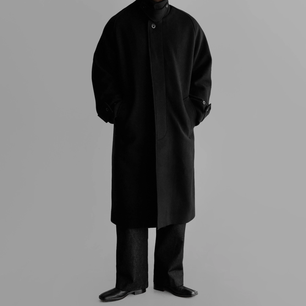 코트 모델 착용 이미지-S443L19