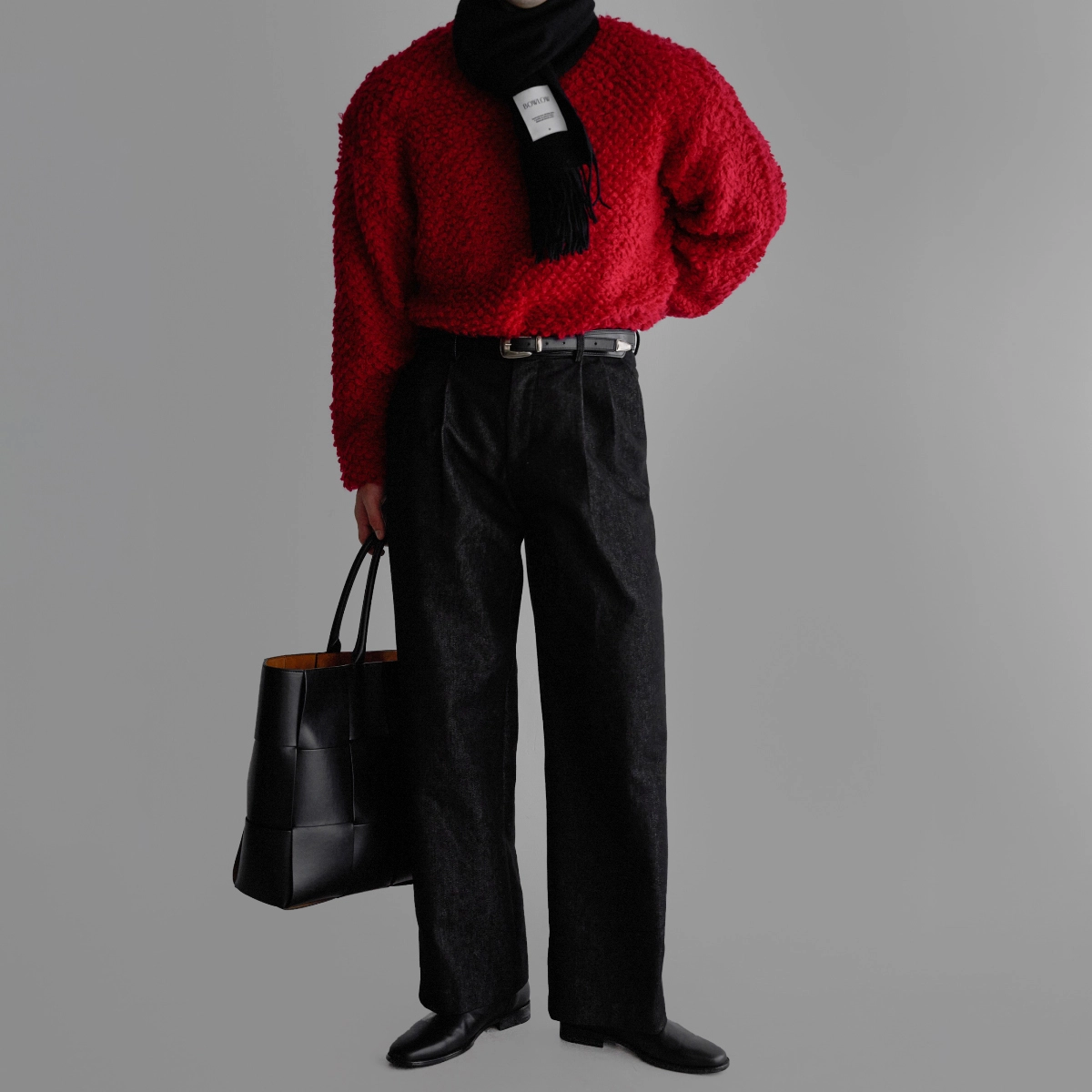 긴팔 티셔츠 모델 착용 이미지-S453L20