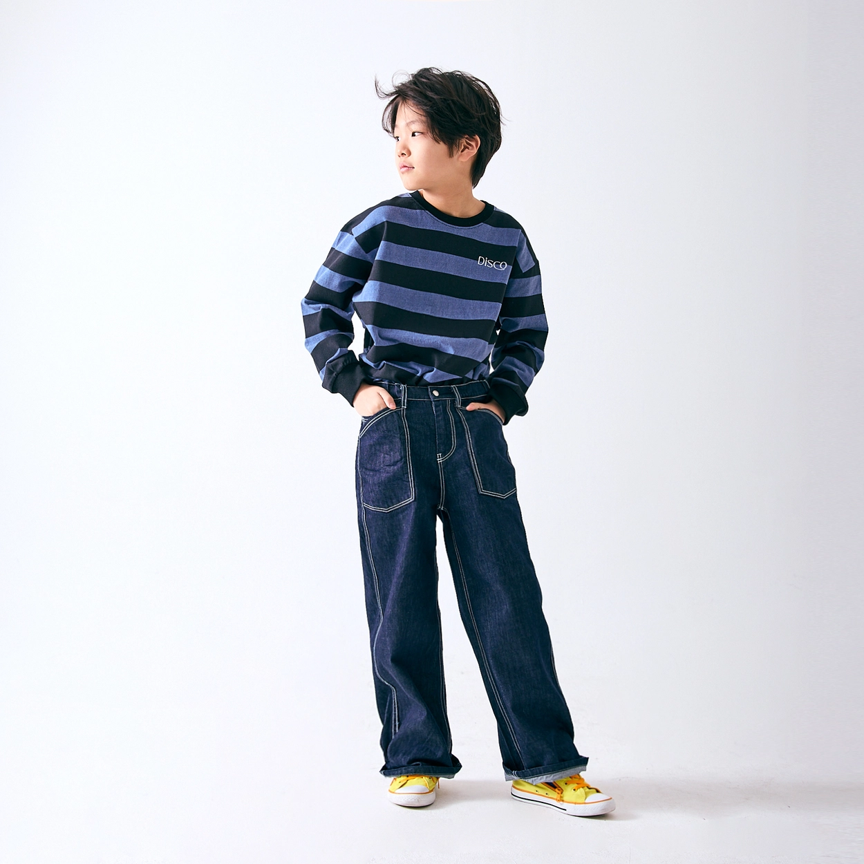 피그먼트 블루 스트라이프