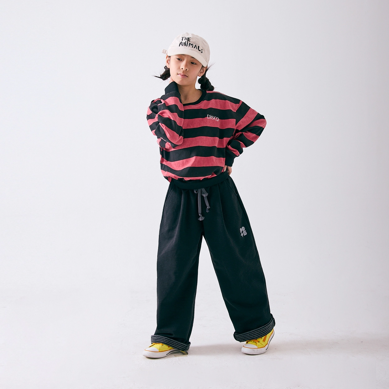 히든 스트라이프 팬츠