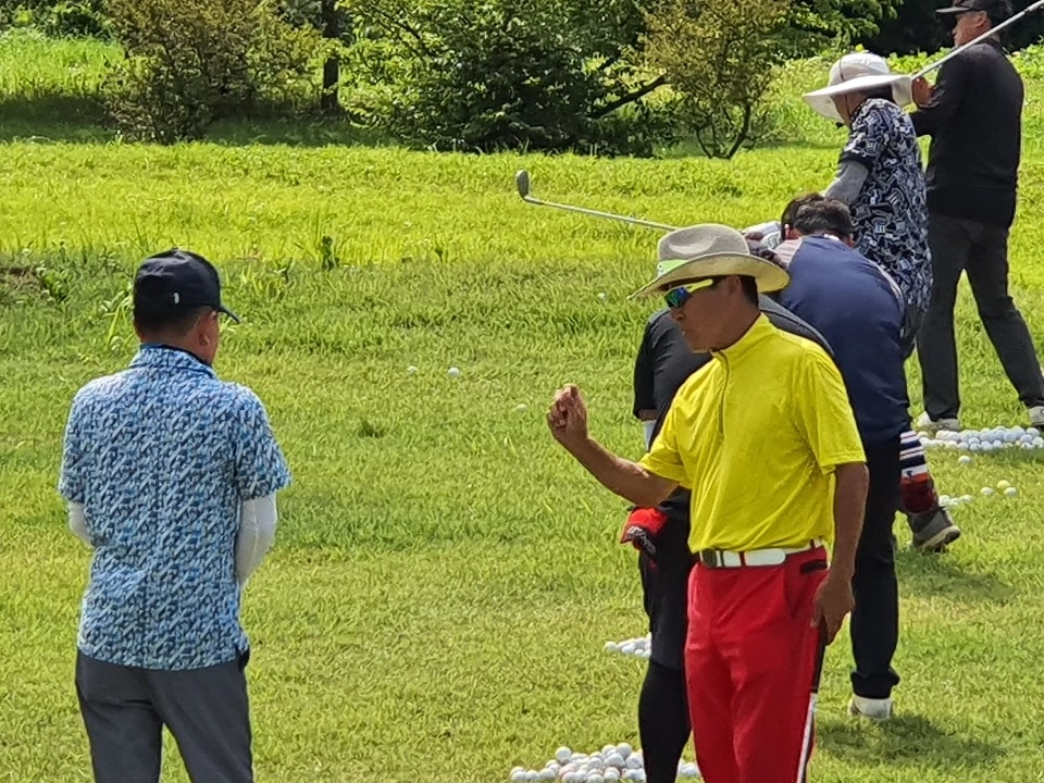 보고치는 골프 메커니즘을 개발한 이종화 프로