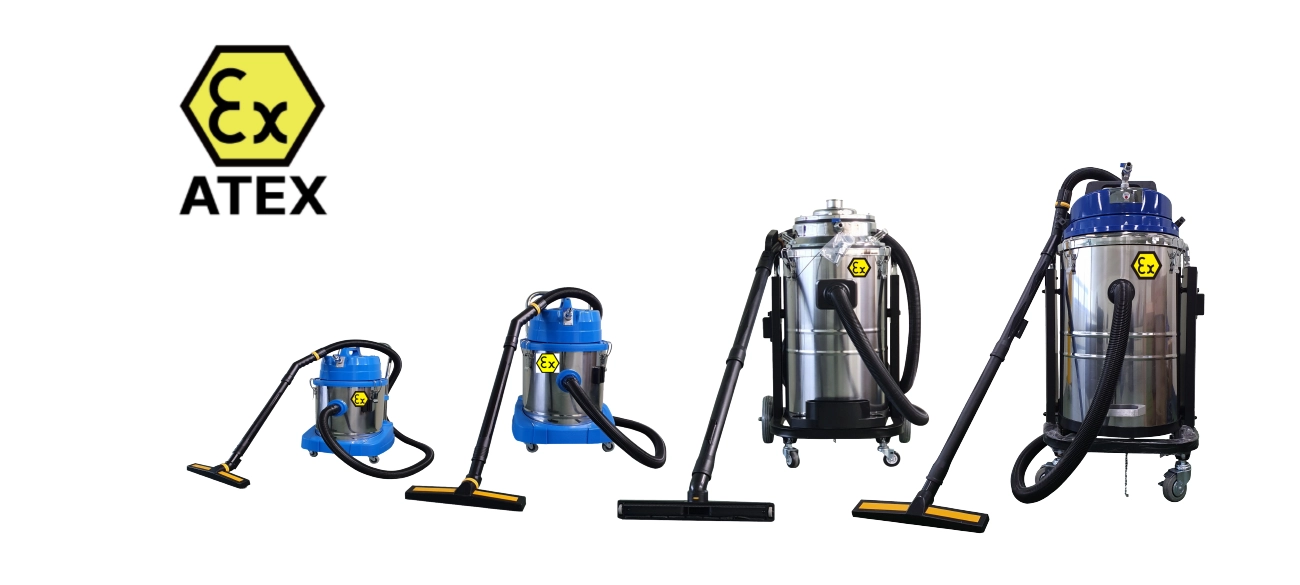 ATEX 인증 방폭청소기 작동 시연 영상