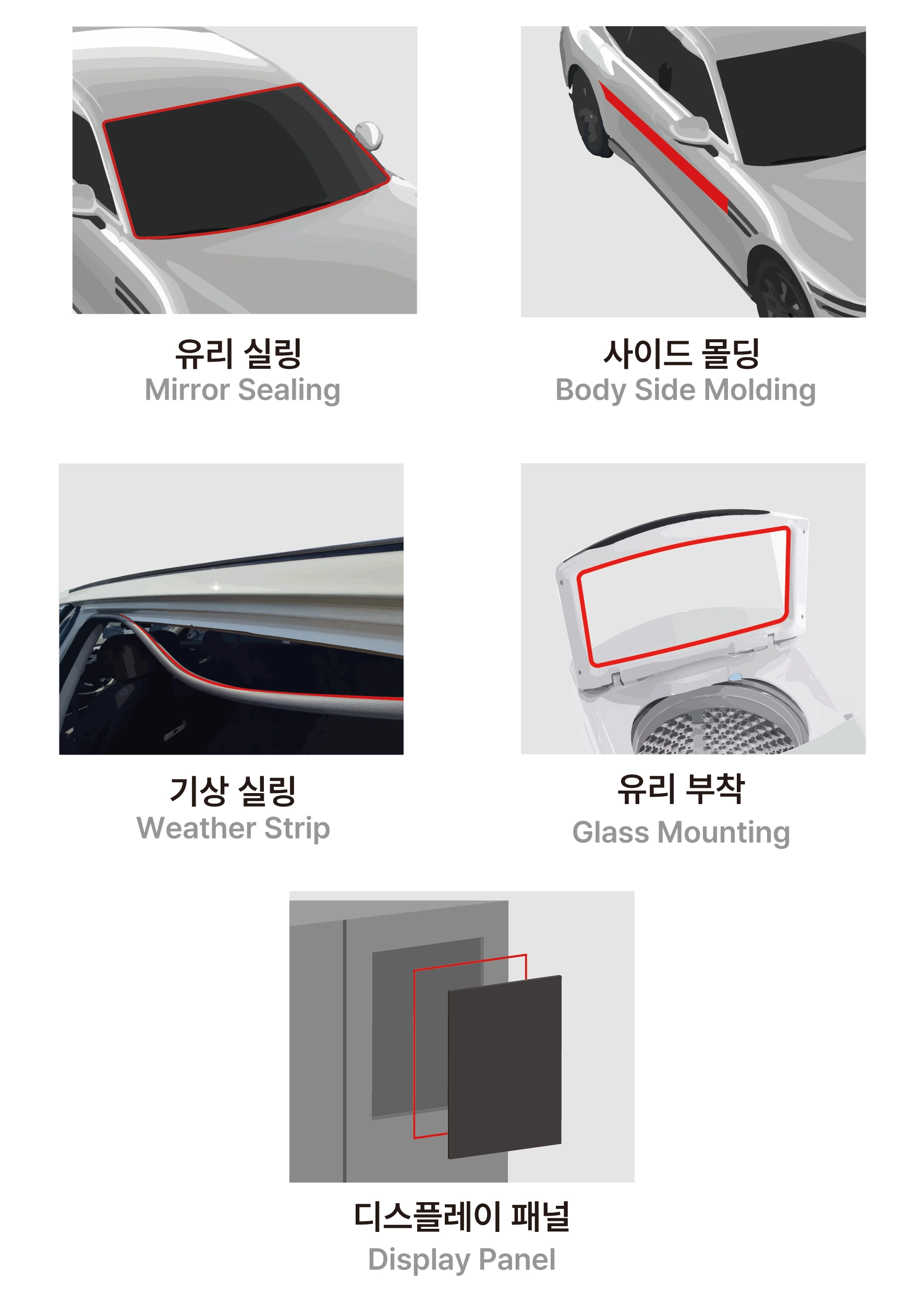 BOW Acrylic foam tape 상세 이미지 1