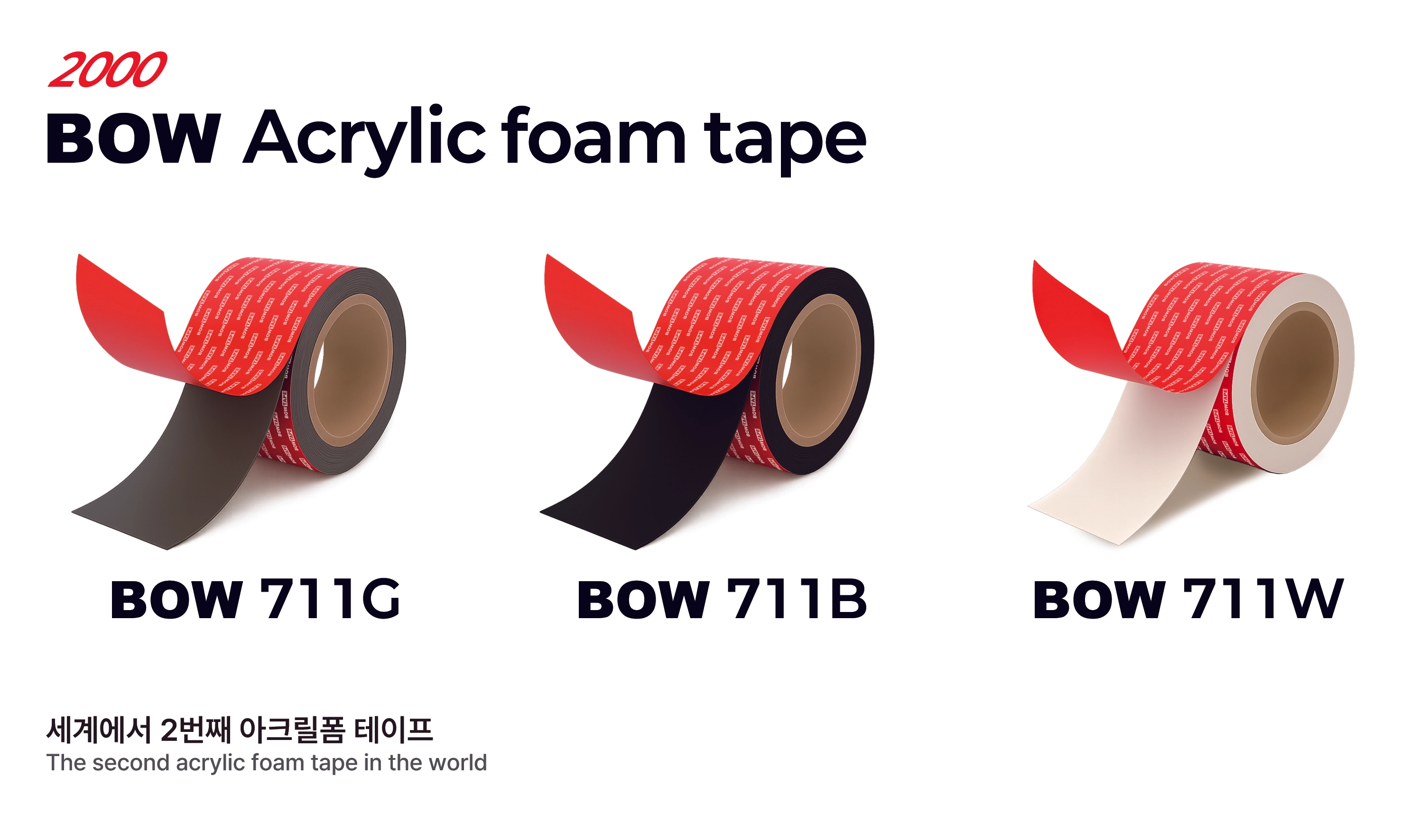 BOW Acrylic foam tape 상세 이미지 3