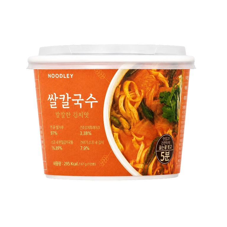 김치 쌀칼국수 이미지