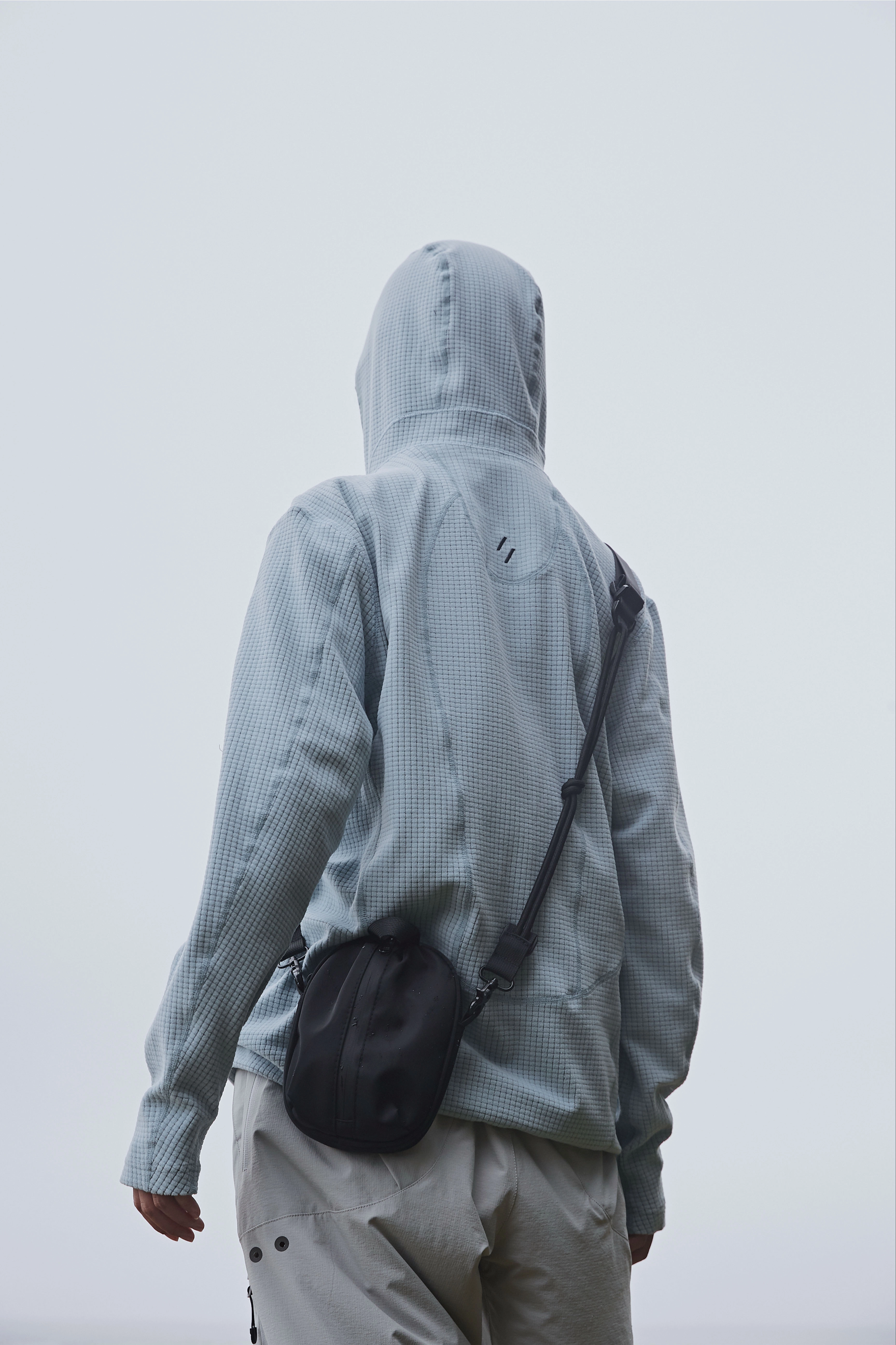 SQUARE FLEECE HOOD PULLOVER
