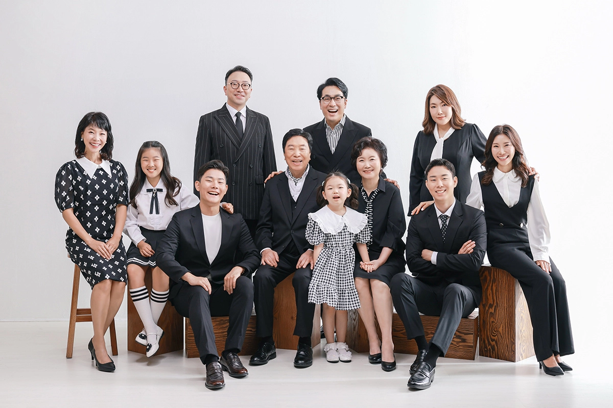 전주 대가족사진 촬영 대표 이미지