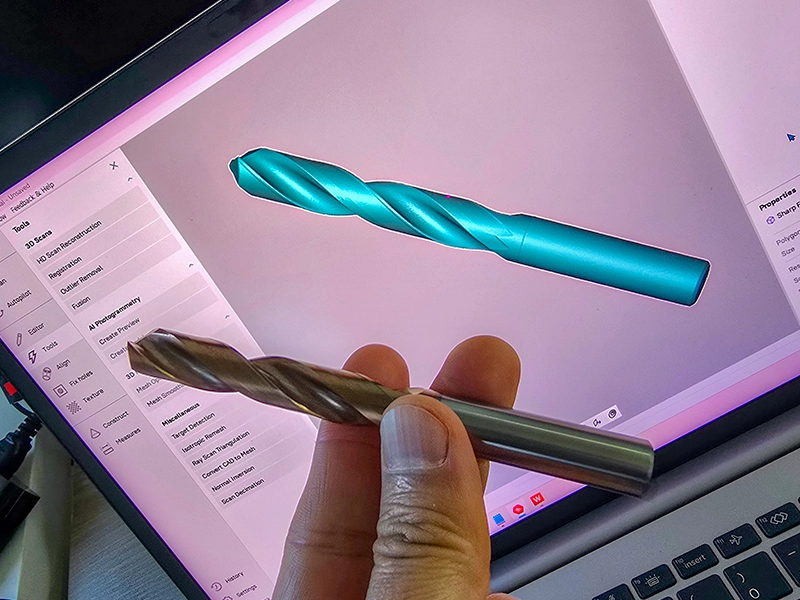 3D스캔 데이터를 활용한 역설계 및 3D CAD 데이터 구축