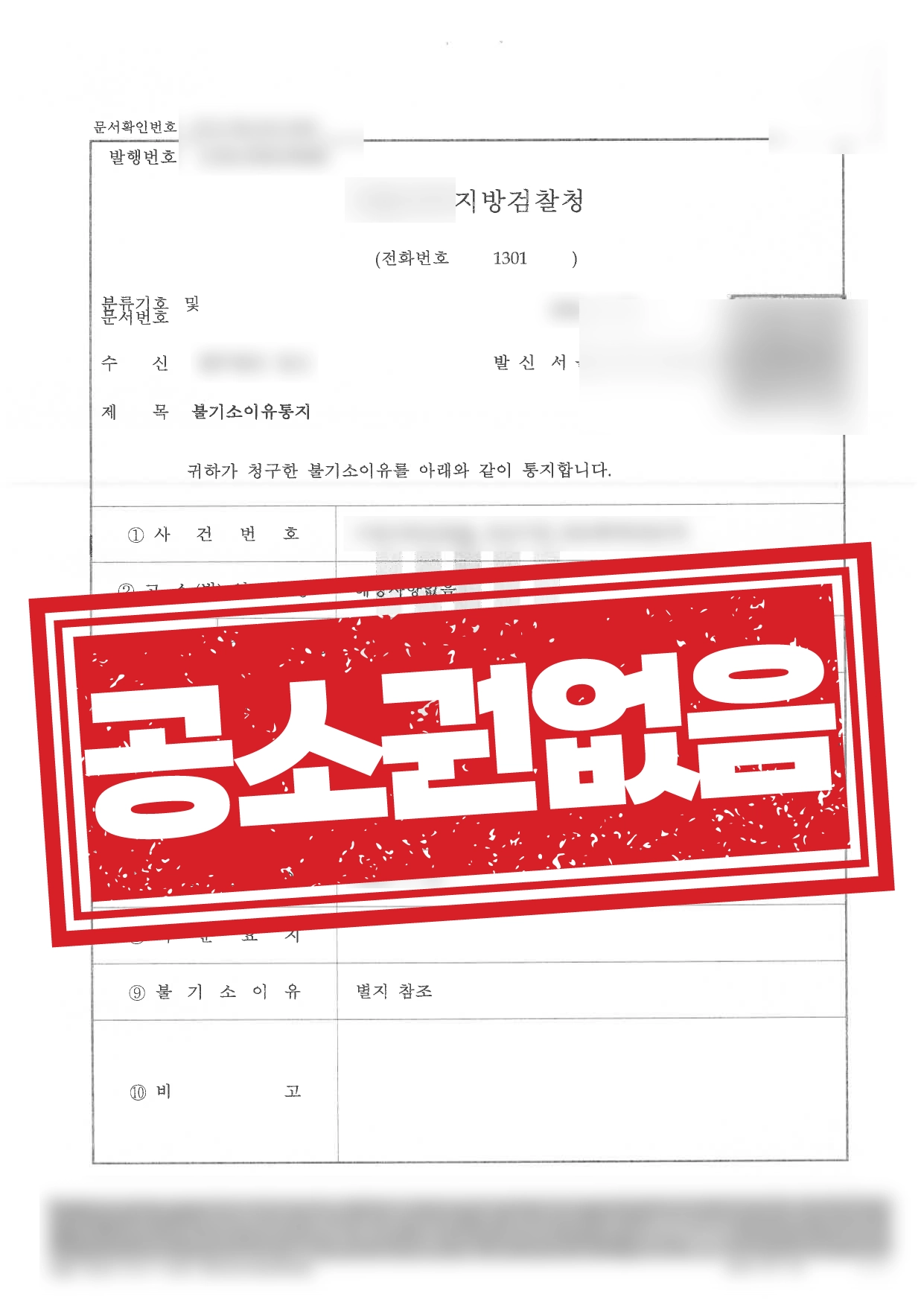 모욕 공소권없음